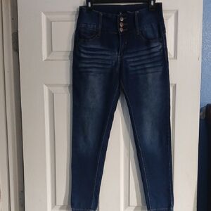 Dark Blue Skinny Jeans for Women